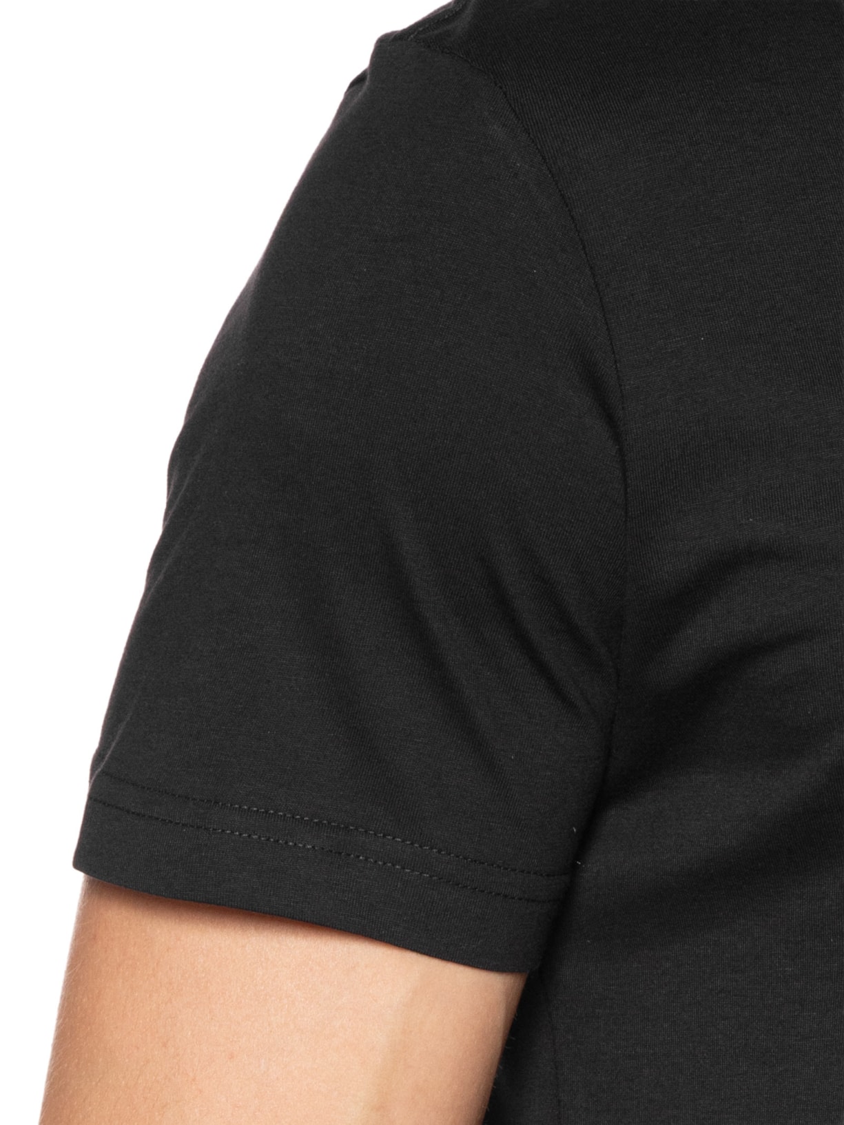 Camiseta Masculina Inst. Logo Thick Foil Preto Versace Jeans Couture