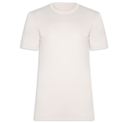 Camiseta Masculina Interlock Fio 50 Gola Trabalhada - Cinza