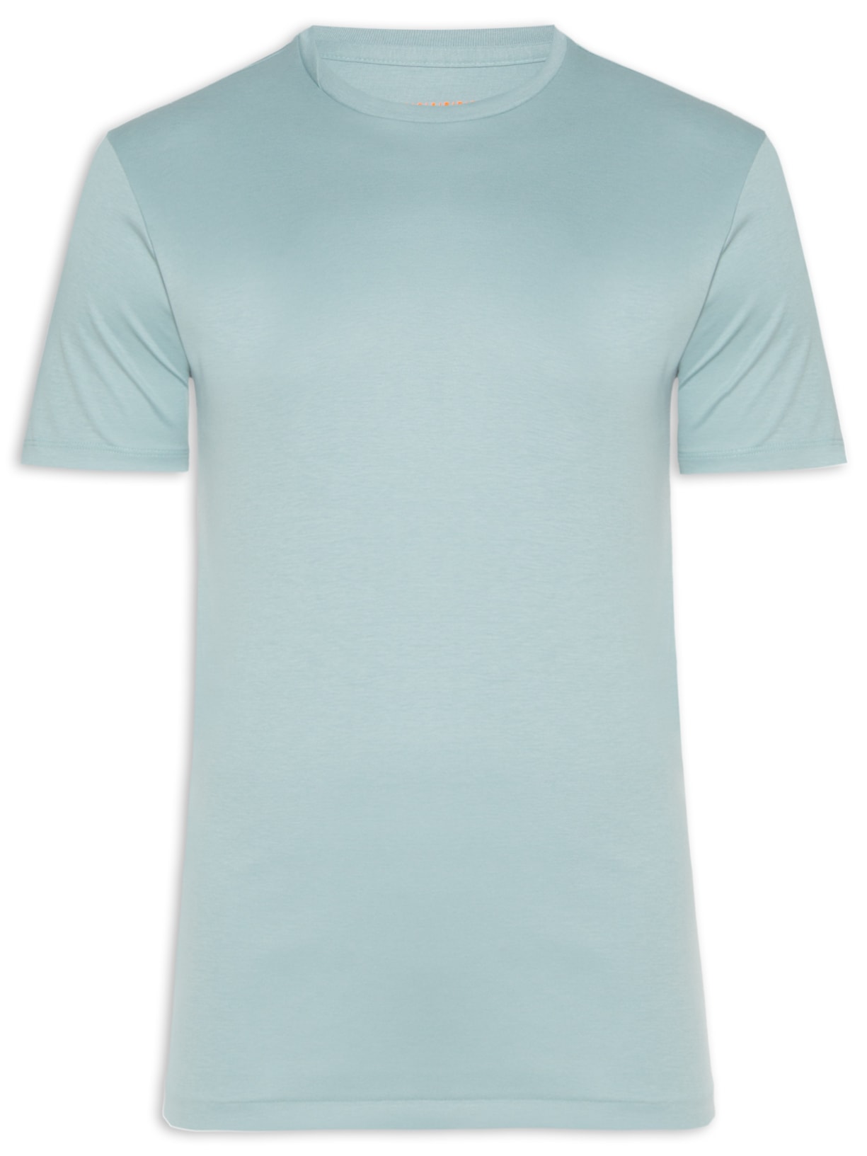 Camiseta Masculina Interlock Gola Cruzada Algodão Pima Verde Ricardo Almeida