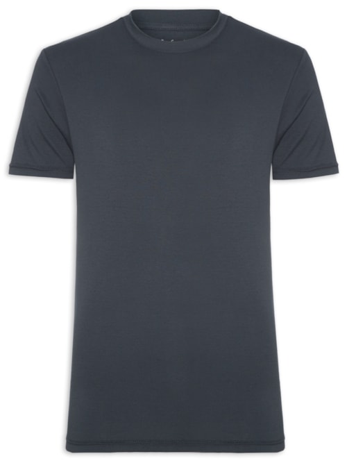 Camiseta Masculina Interlock New - Azul