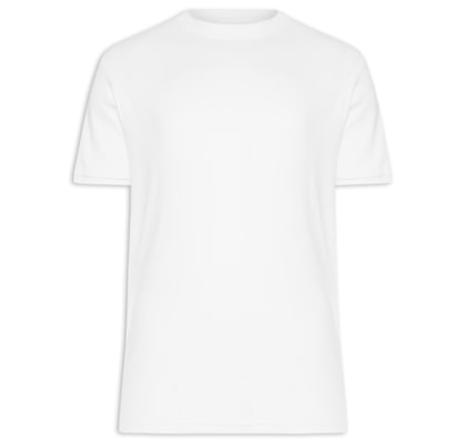Camiseta Masculina Interlock New - Off White
