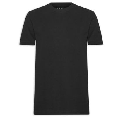 Camiseta Masculina Interlock New - Preto