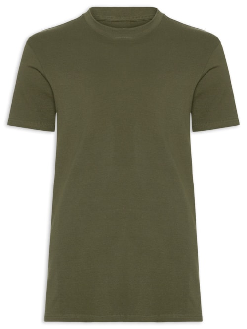 Camiseta Masculina Interlock New - Verde