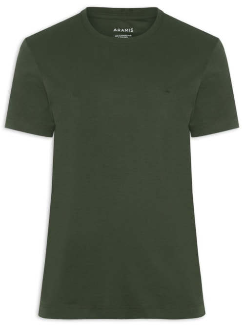 Camiseta Masculina Interlock Pima – Verde