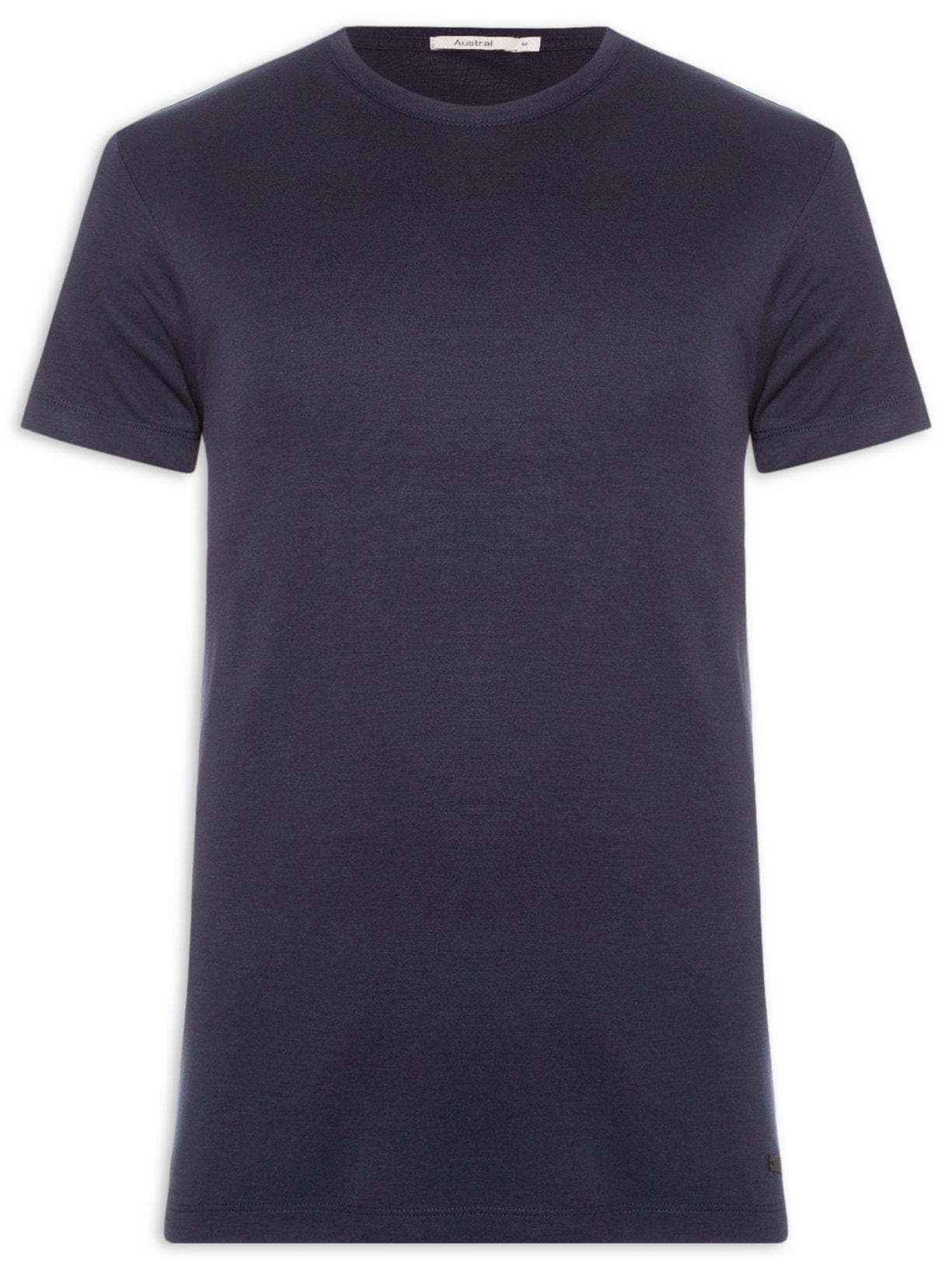 Camiseta Masculina Interloque Modal Soft Azul Austral