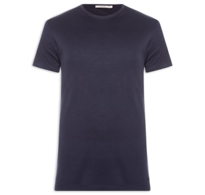 Camiseta Masculina Interloque Modal Soft - Azul