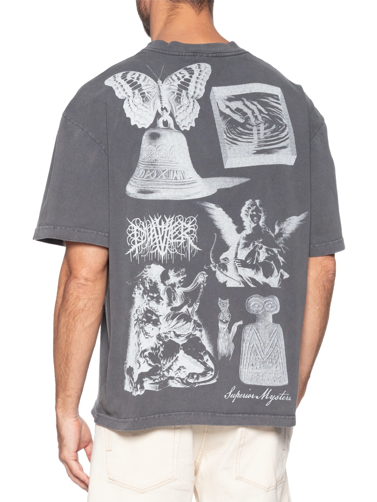 Camiseta Masculina Invocation Cinza Deus Ex Machina