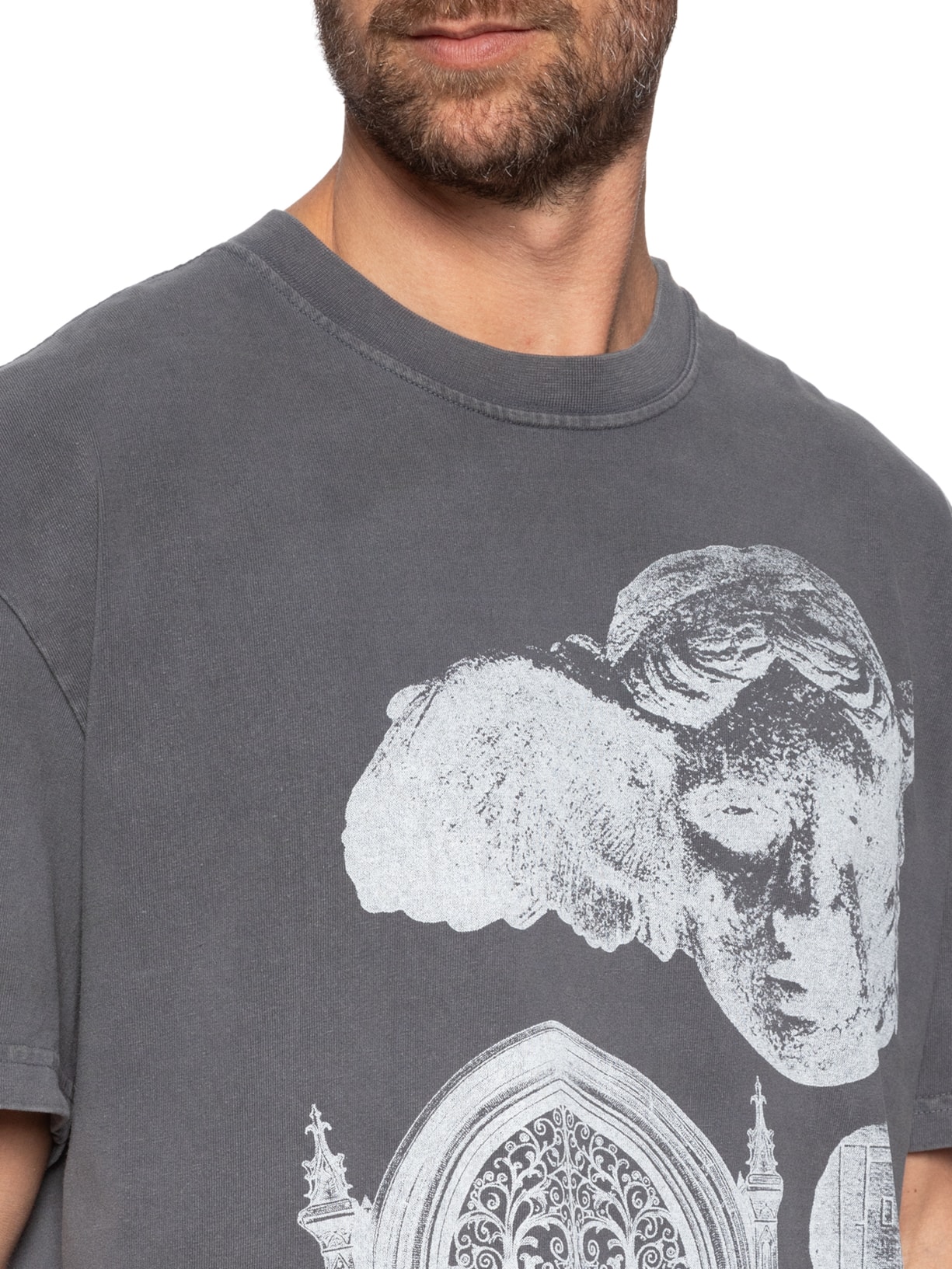 Camiseta Masculina Invocation Cinza Deus Ex Machina