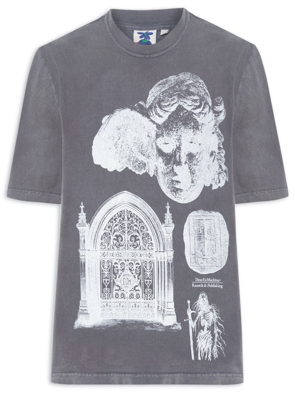 Camiseta Masculina Invocation Cinza Deus Ex Machina
