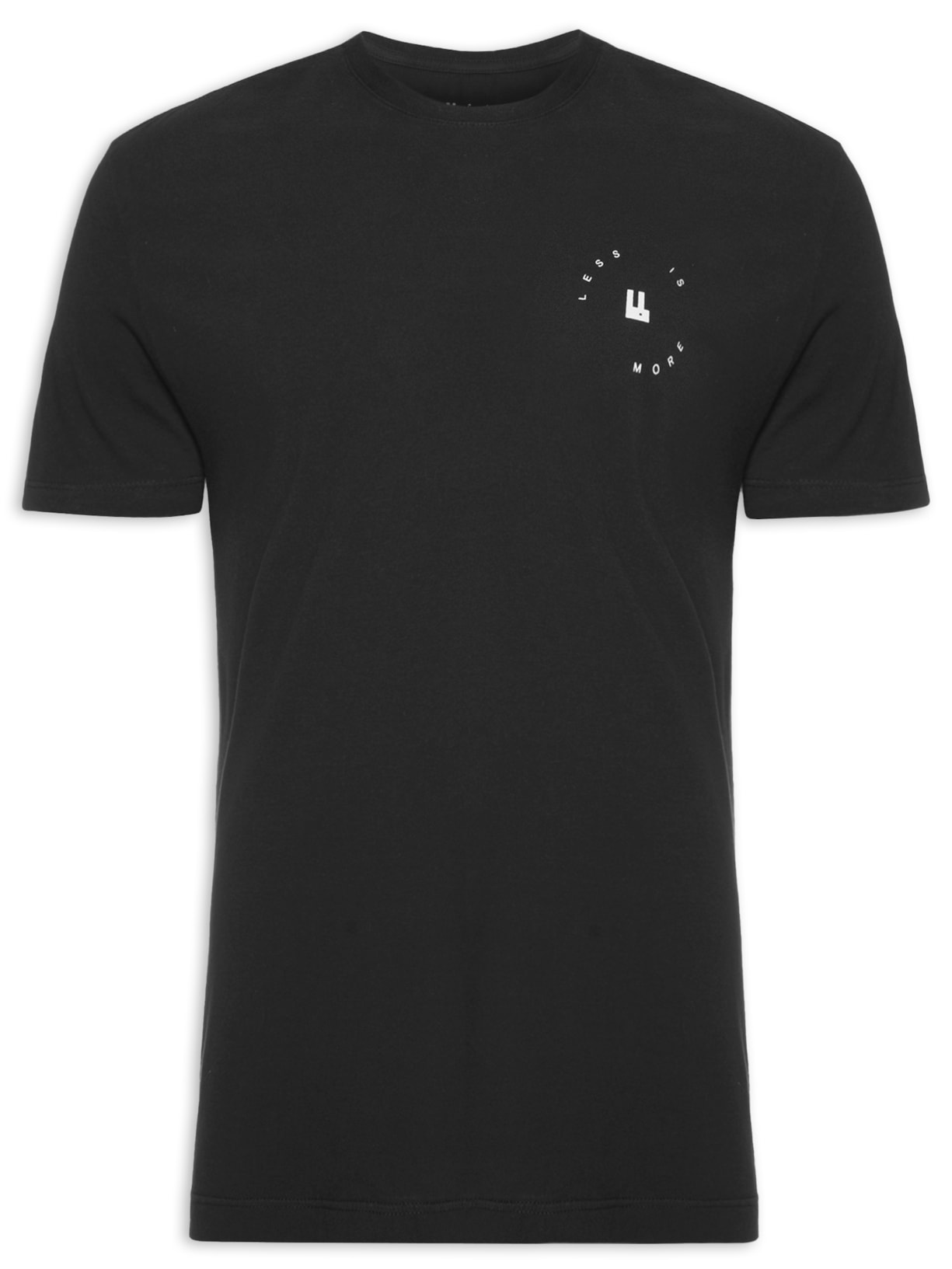 Camiseta Masculina Is More - Preto