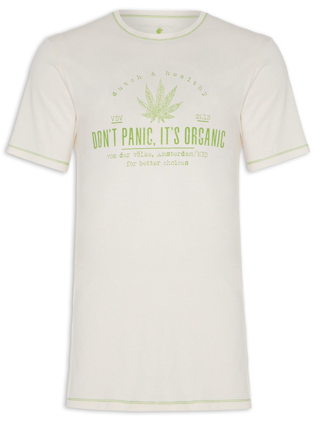 Camiseta Masculina It´s Organic - Bege