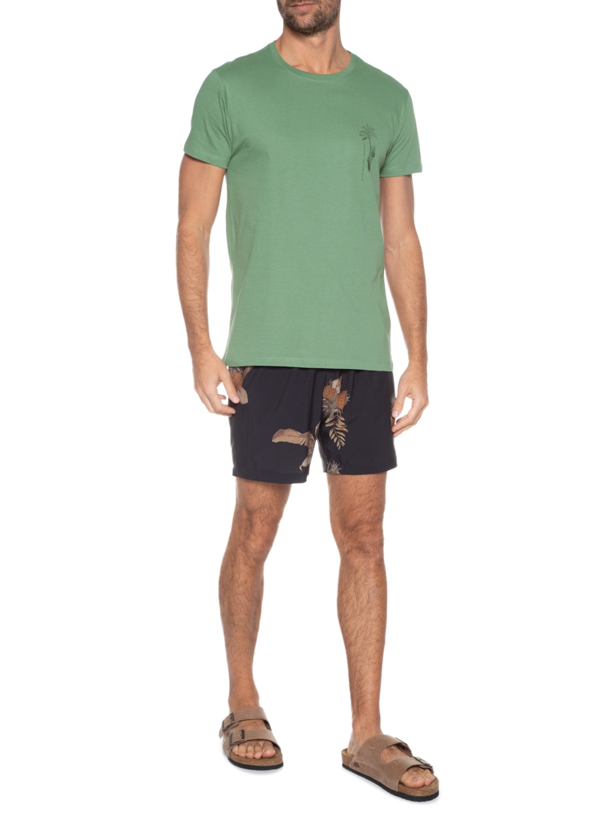 Camiseta Masculina Itacaré Verde Foxton