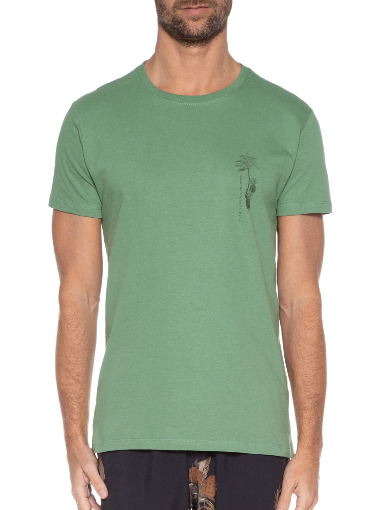 Camiseta Masculina Itacaré Verde Foxton
