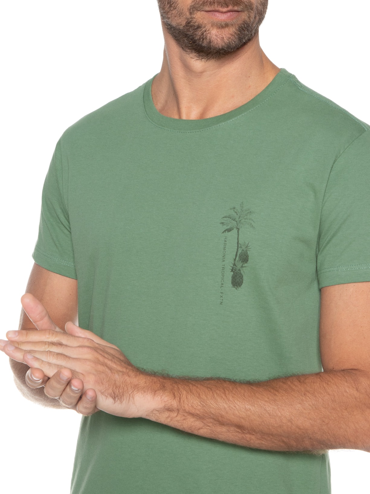 Camiseta Masculina Itacaré Verde Foxton