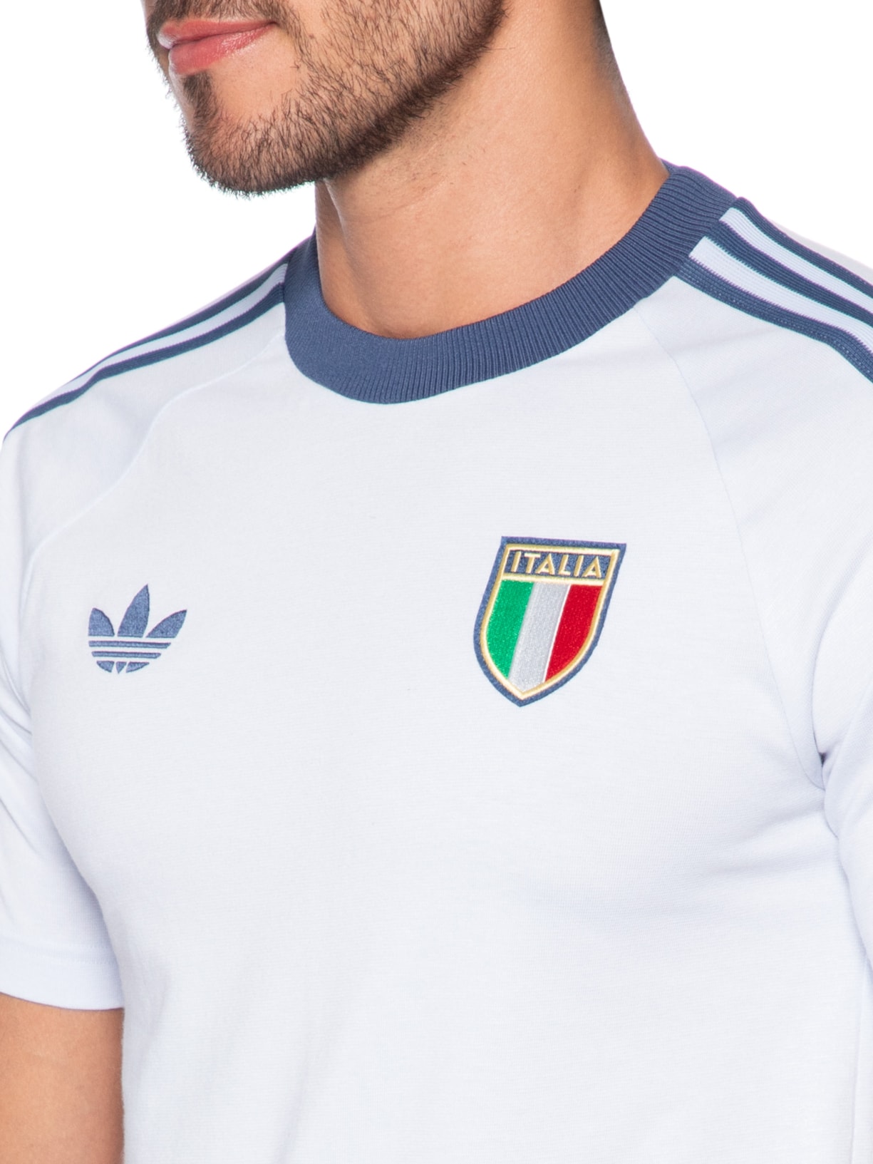 Camiseta Masculina Italia Originals Azul Adidas Originals