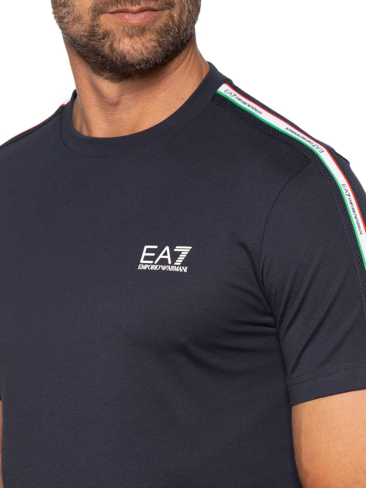 Camiseta Masculina Italian Spirit Tee – Azul Ea7 Emporio Armani
