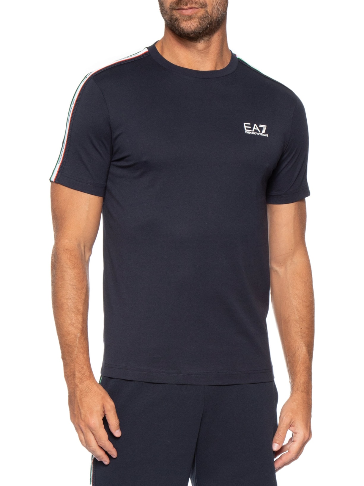 Camiseta Masculina Italian Spirit Tee – Azul Ea7 Emporio Armani