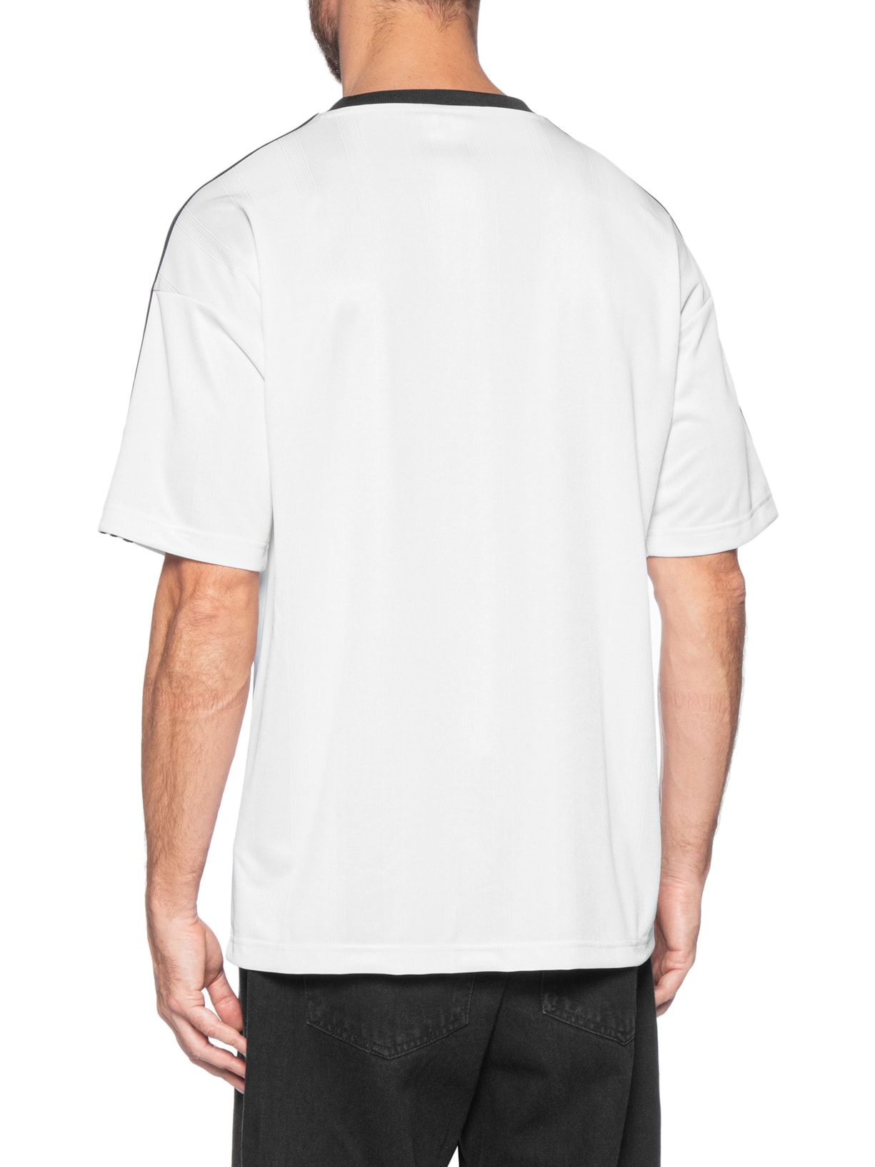 Camiseta Masculina Jacquard Jersey Branco Adidas Originals