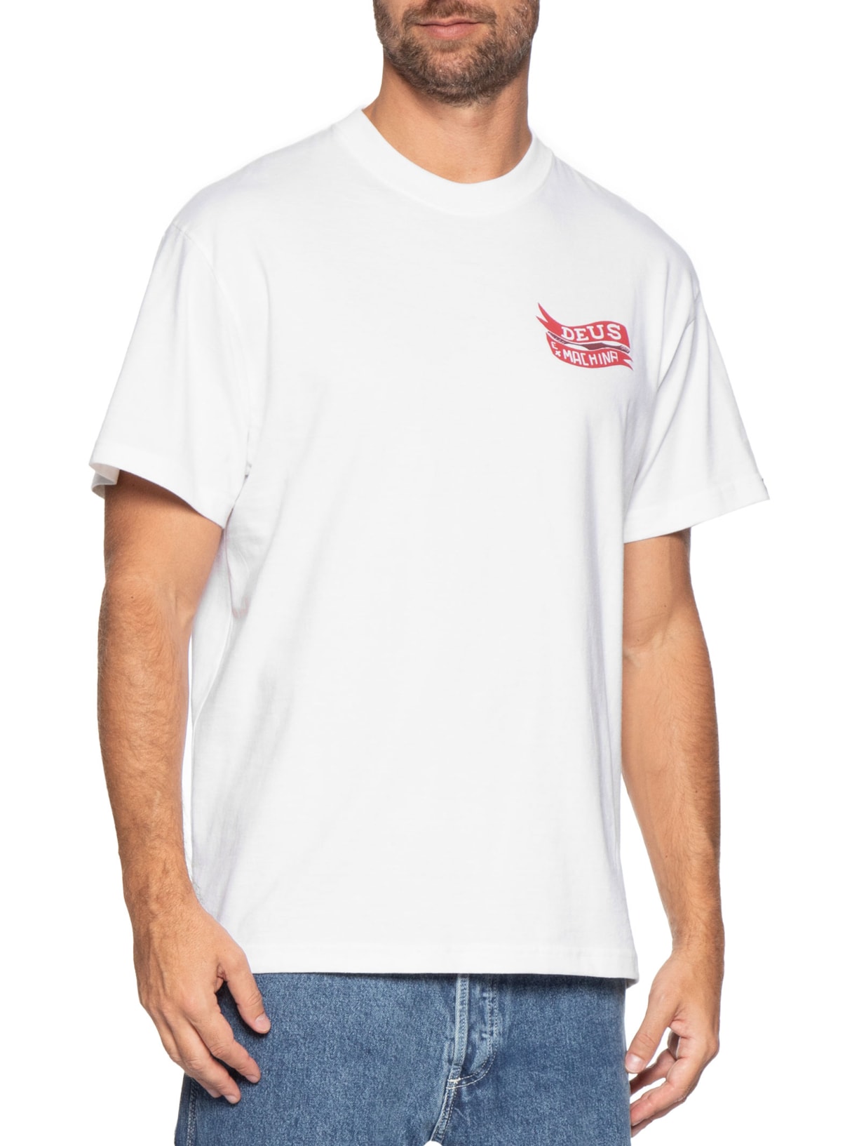 Camiseta Masculina Jailer Sappy Branco Deus Ex Machina