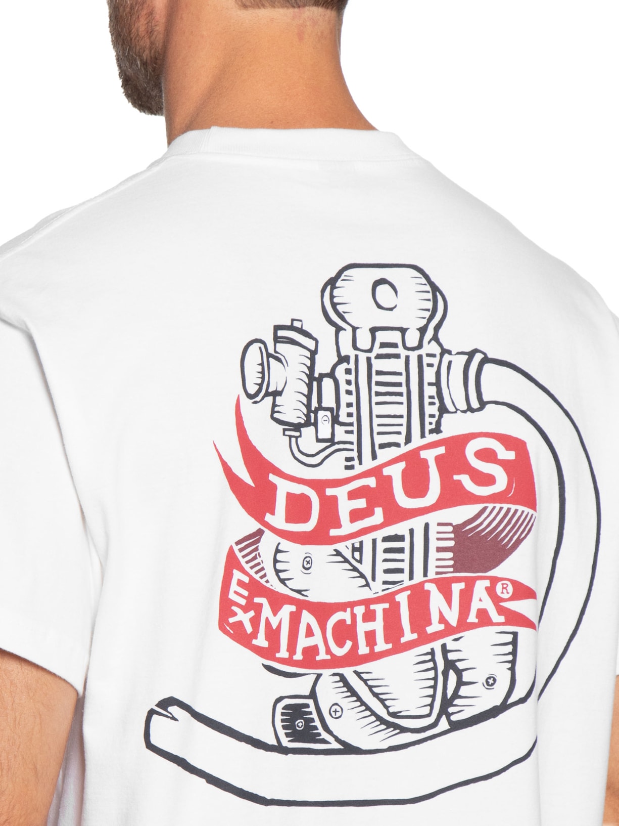 Camiseta Masculina Jailer Sappy Branco Deus Ex Machina