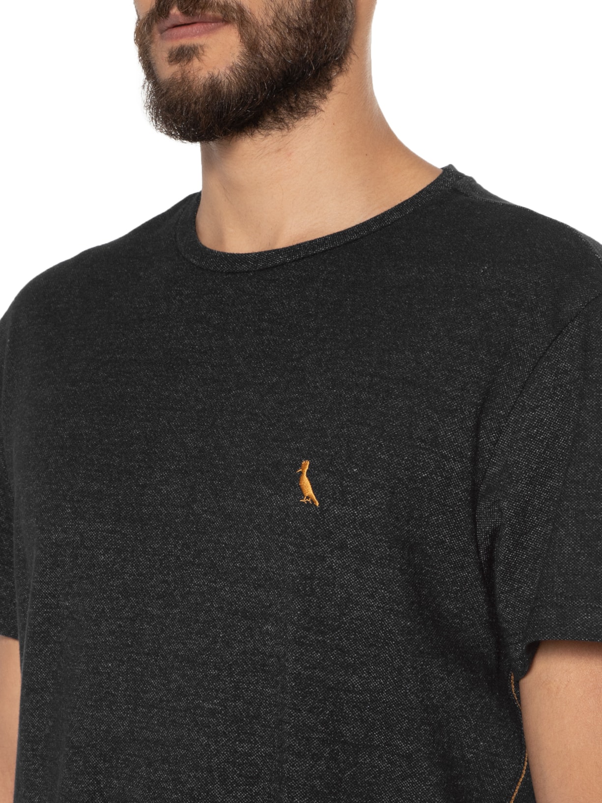 Camiseta Masculina Jazz Denim Preto Reserva