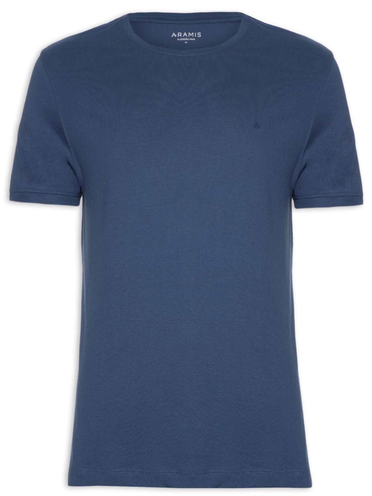 Camiseta Masculina Jersey Algodão Pima Surton - Azul