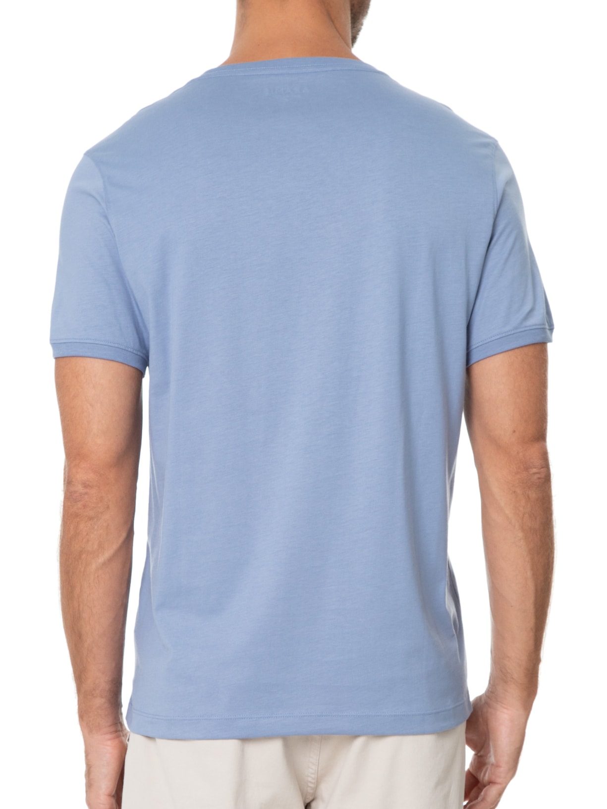 Camiseta Masculina Jersey Algodão Pima Surton Azul Aramis