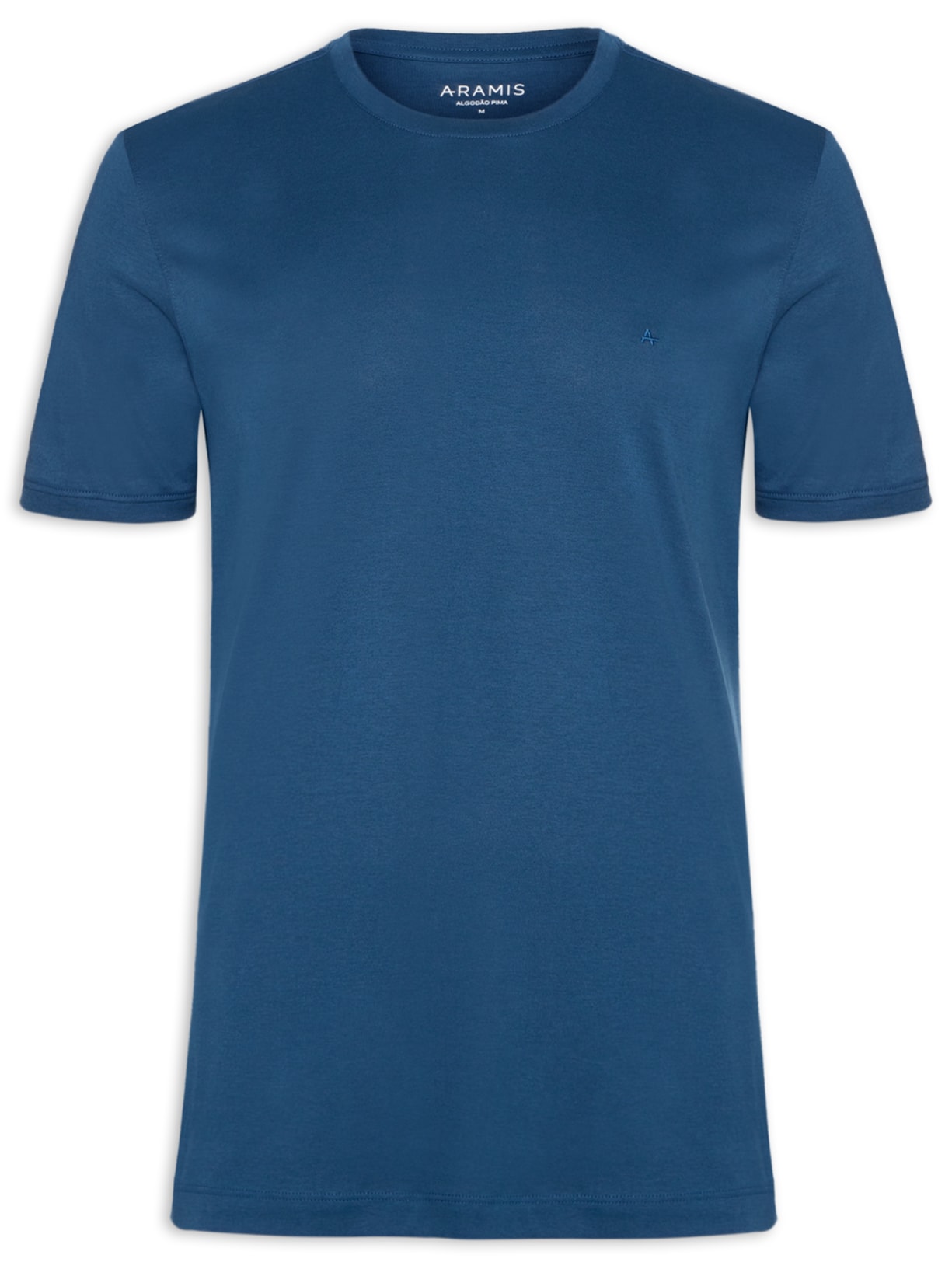 Camiseta Masculina Jersey Algodão Pima Surton (PA) - Azul