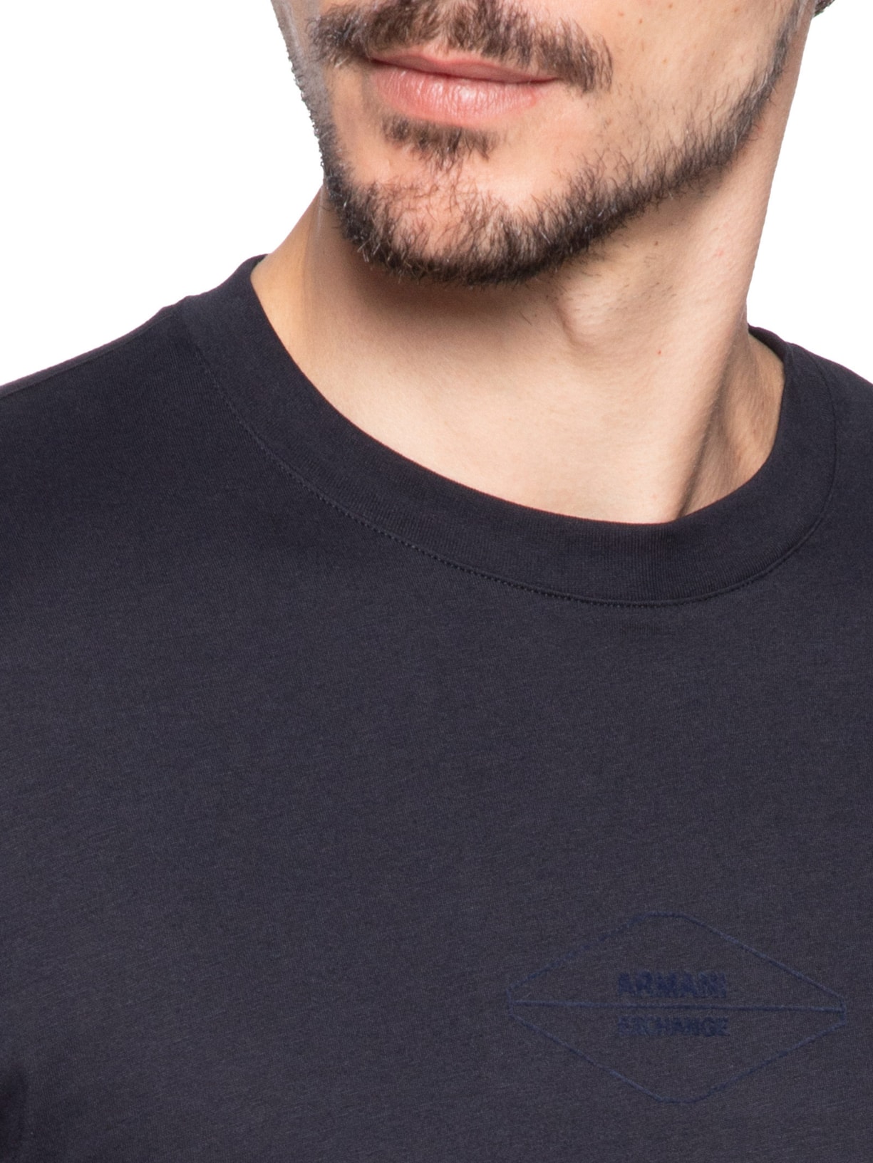 Camiseta Masculina Jersey Azul Armani Exchange