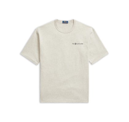 Camiseta Masculina Jersey Relaxed-Fit Chest Logo - Cinza