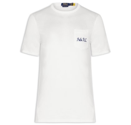 Camiseta Masculina Jersey Slim Fit Polo Bear - Branco