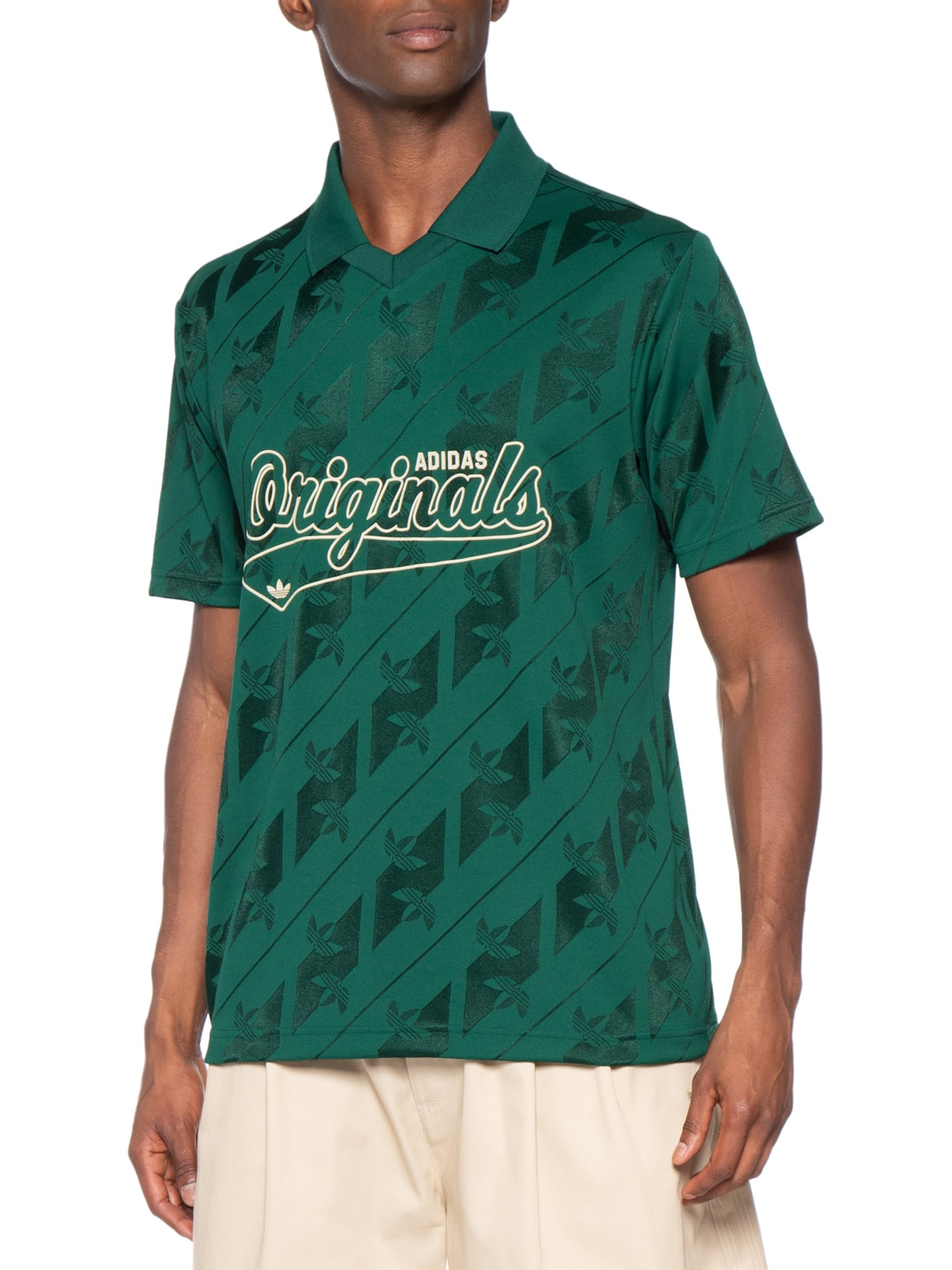 Camiseta Masculina Jersey Sport Classic Verde Adidas Originals