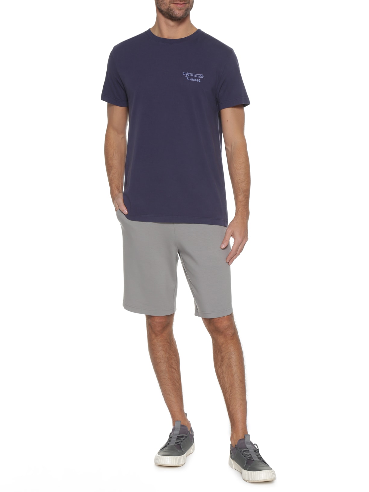Camiseta Masculina Jipe Surf Costas Azul Richards