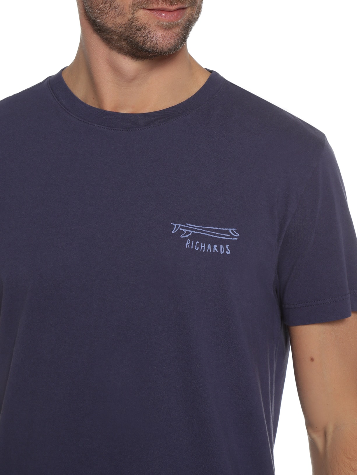 Camiseta Masculina Jipe Surf Costas Azul Richards