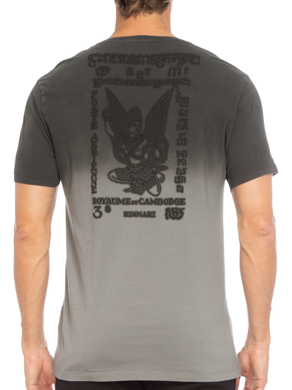 Camiseta Masculina Kinnari Cinza Jab