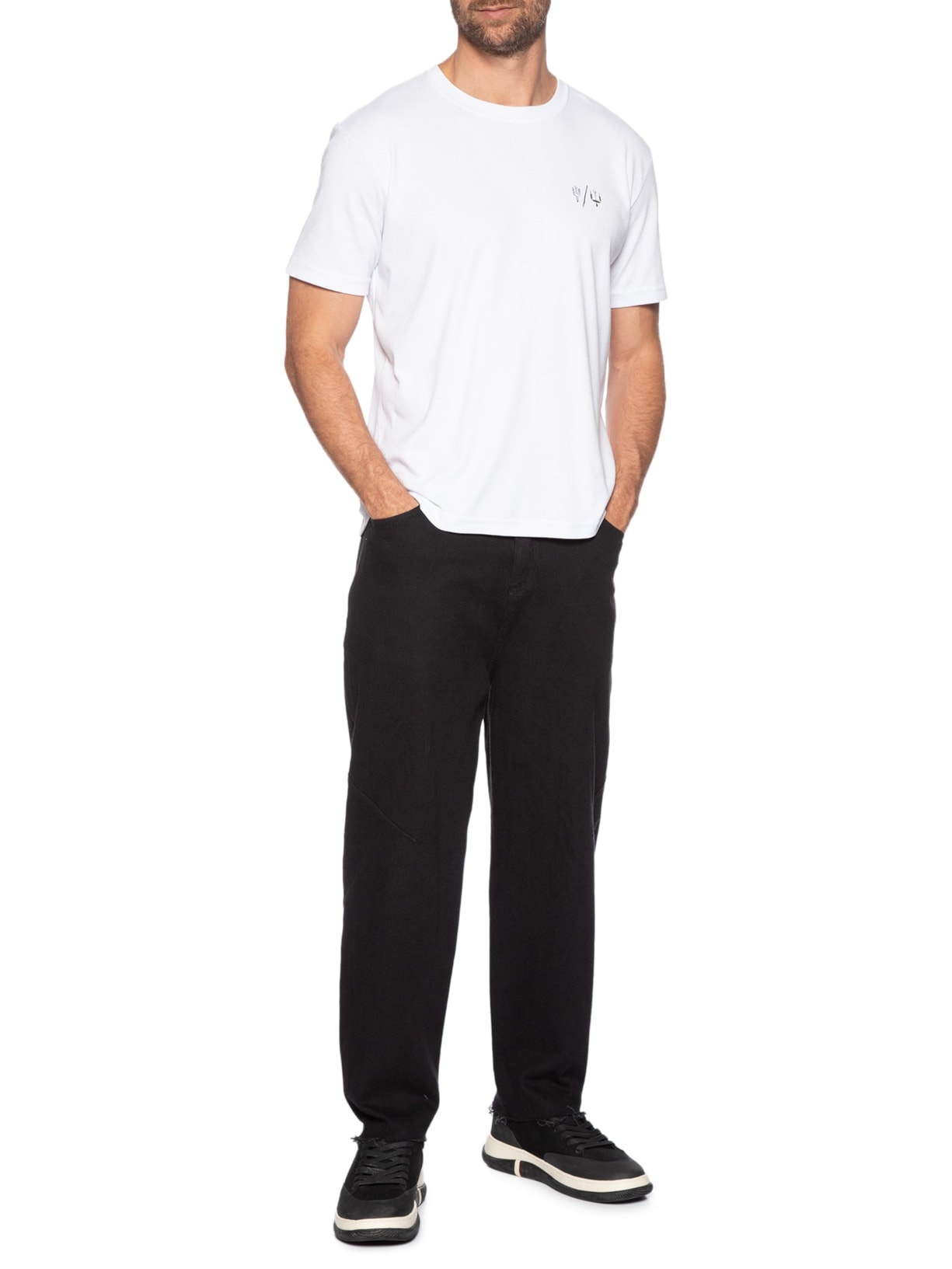 Camiseta Masculina Kite Poster Branco Osklen