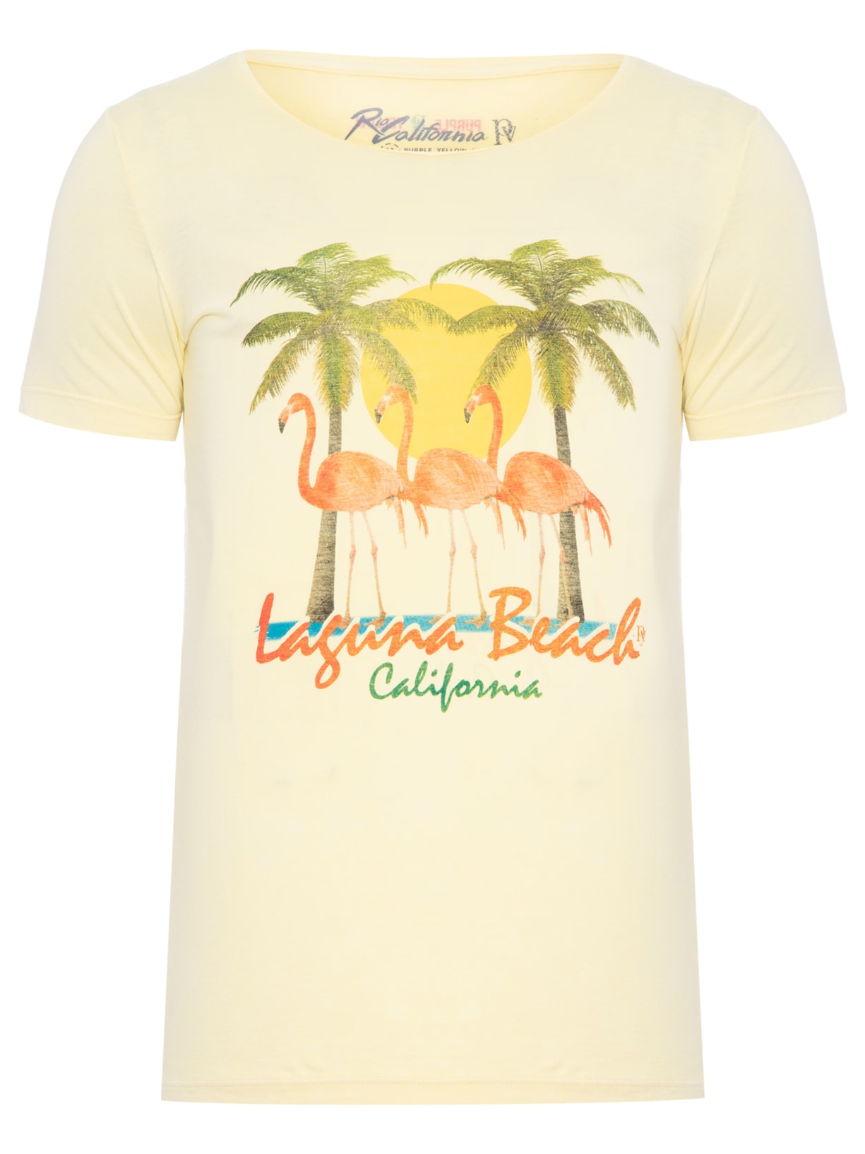 Camiseta Masculina Laguna Beach - Amarelo