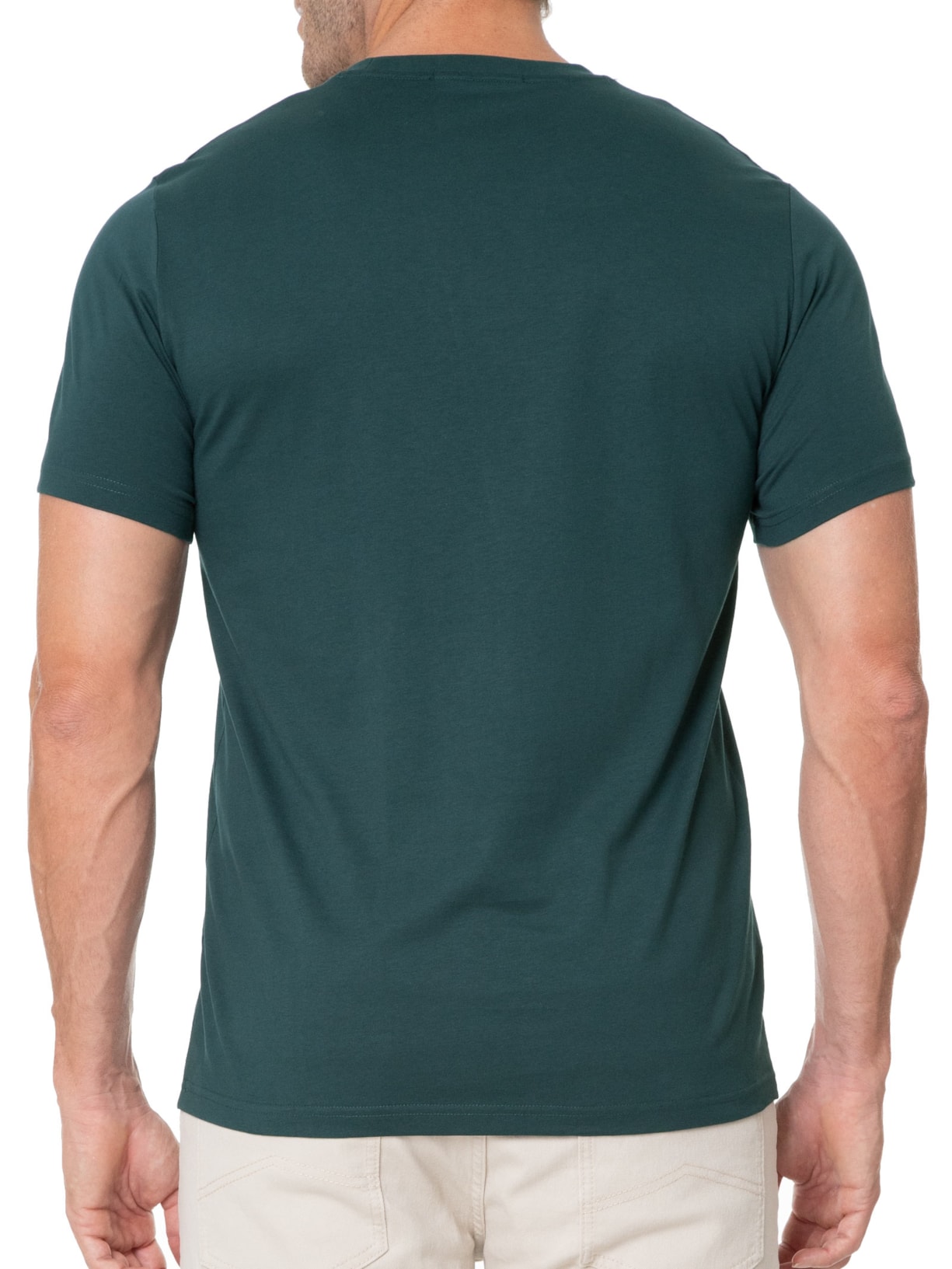 Camiseta Masculina Laurel Wreath Graphic Azul Fred Perry