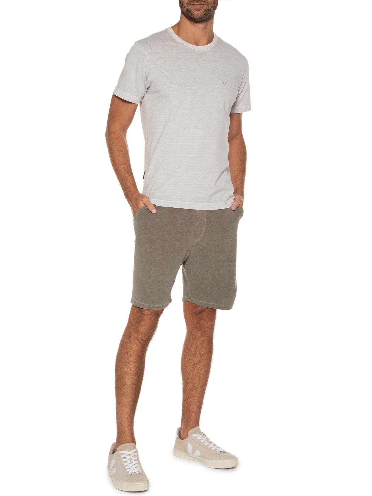 Camiseta Masculina Lavada Smith Cinza Spirito Santo