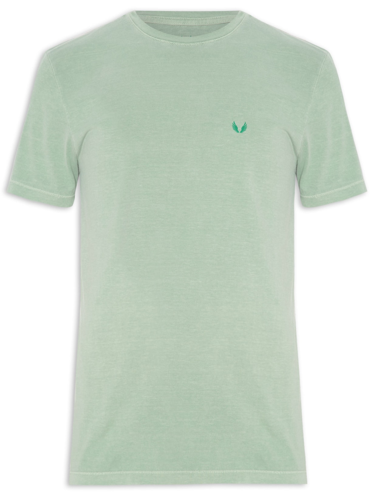 Camiseta Masculina Lavada Smith - Verde