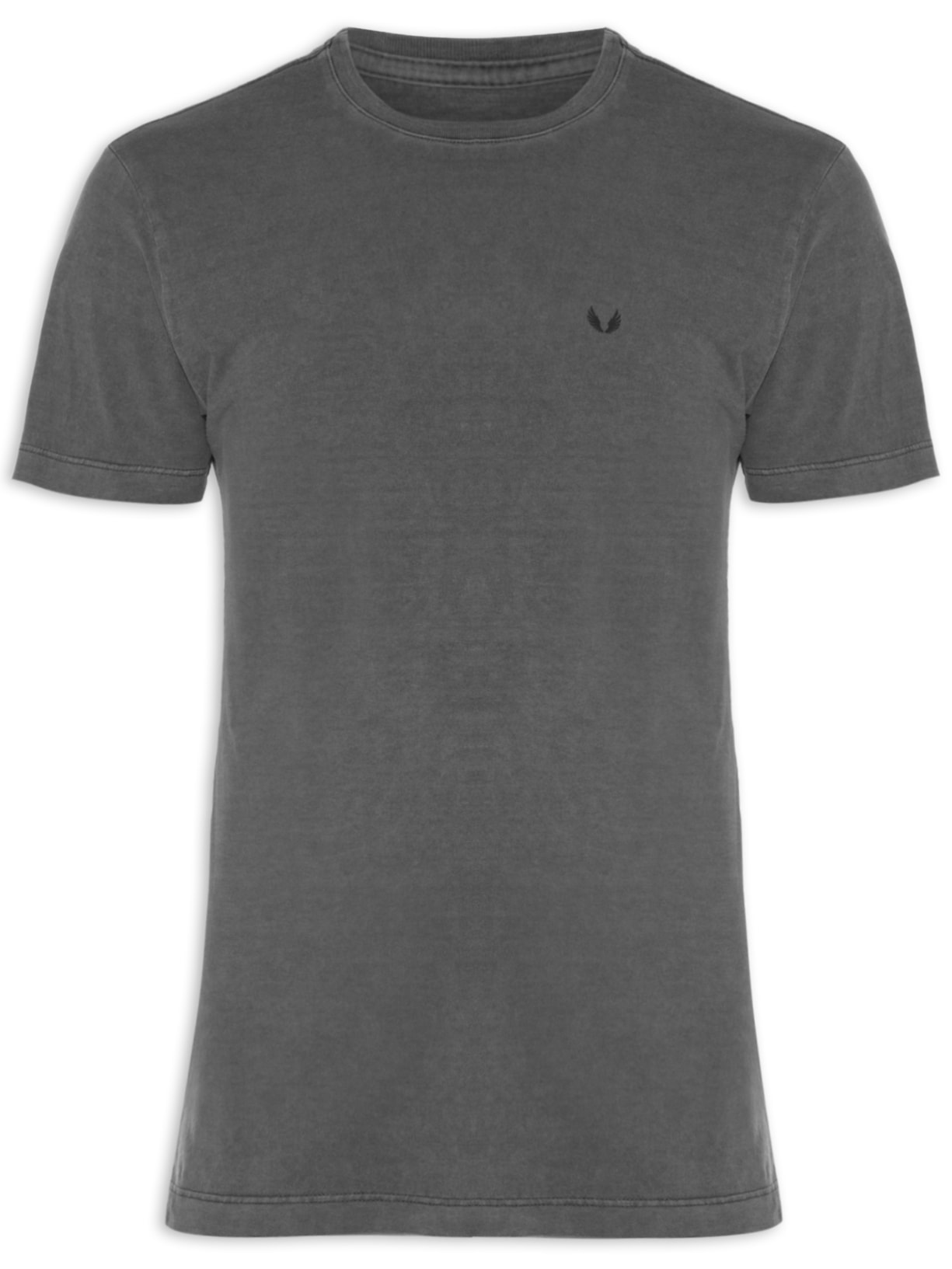 Camiseta Masculina Lavada Sptsnt Smith - Preto