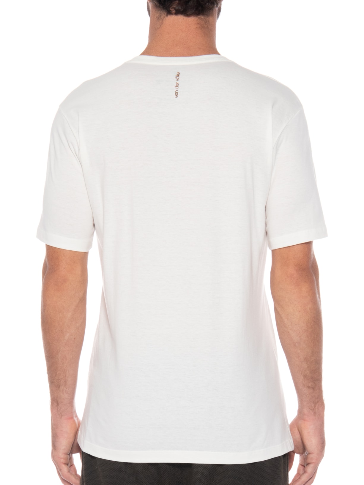 Camiseta Masculina Leaf Off White Von Der Volke