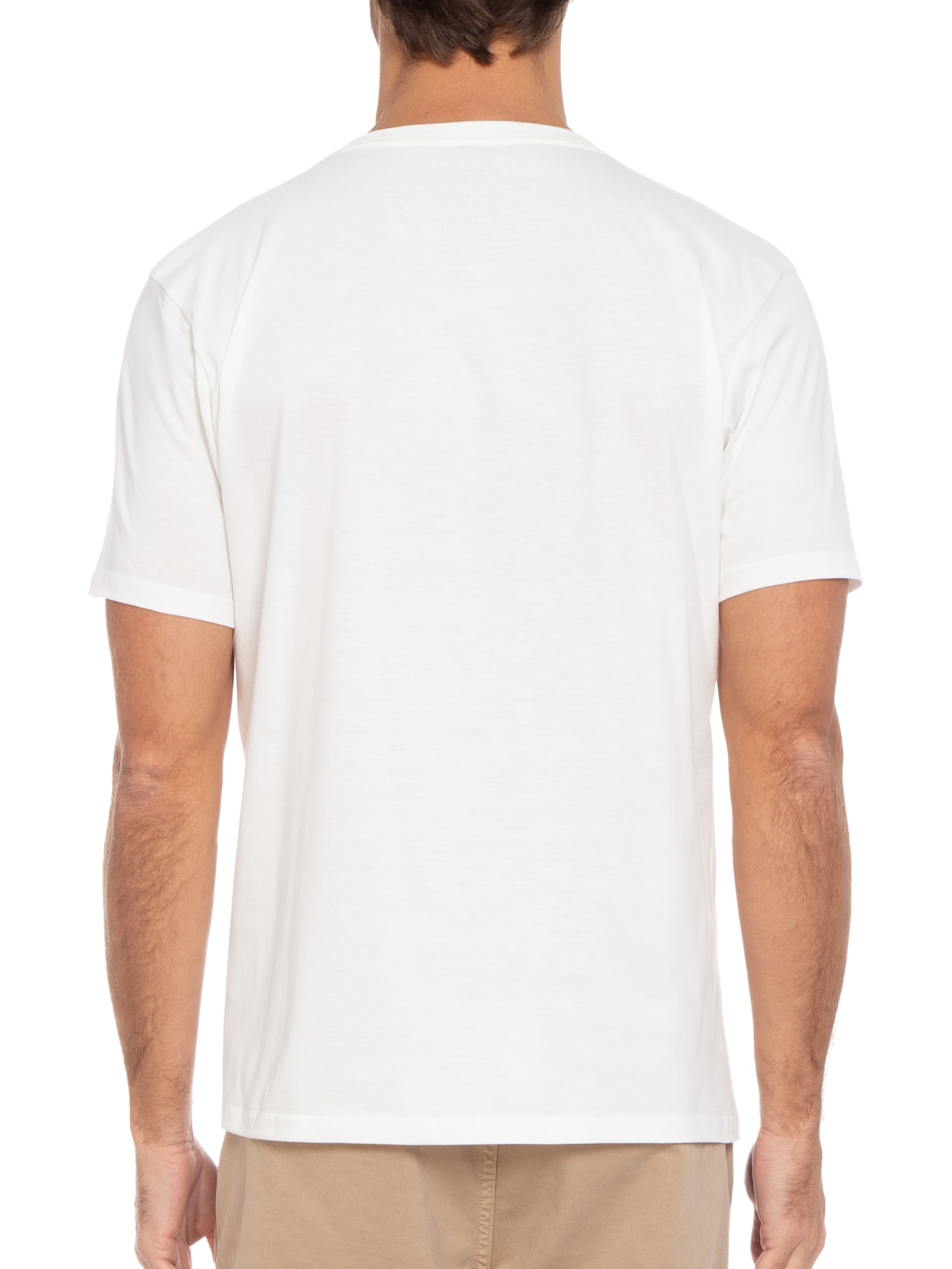 Camiseta Masculina Lhama Rio Grande Off White Zapalla