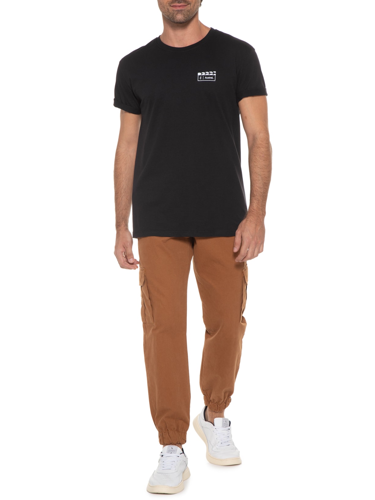 Camiseta Masculina Life Director Plain Preto Austral