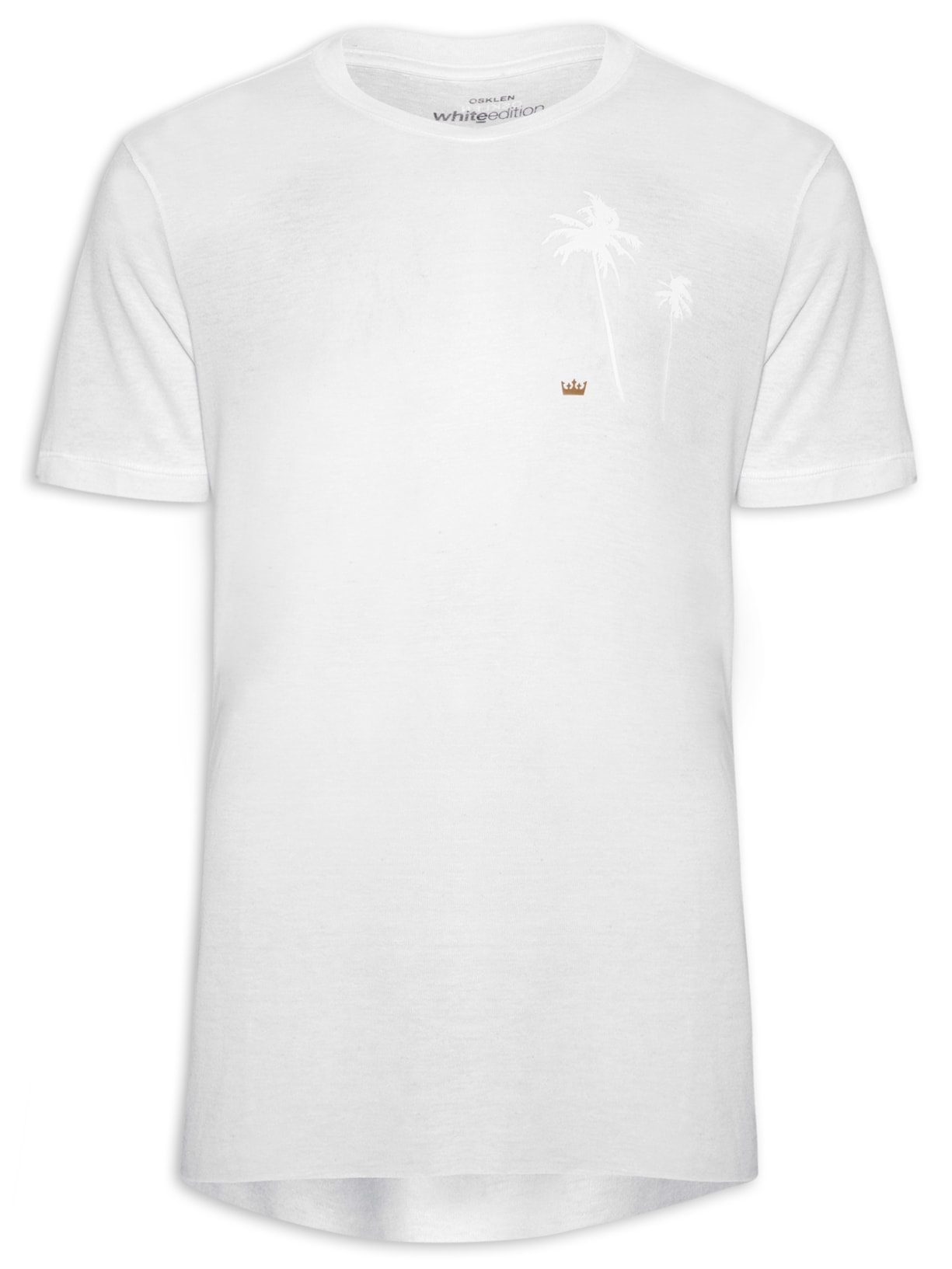 Camiseta Masculina Light Coqueiro White Edition - Off White