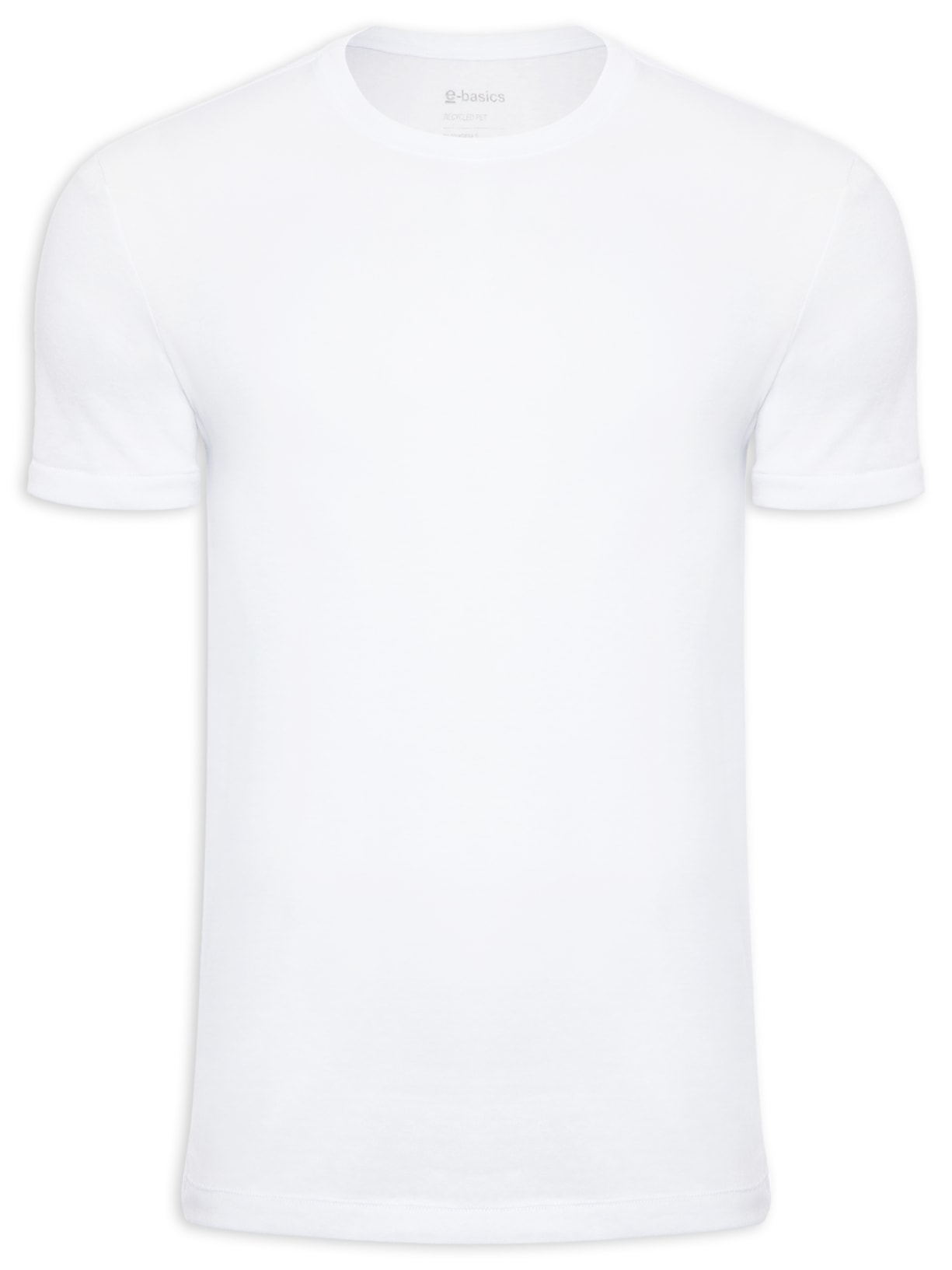 Camiseta Masculina Light E-Basics - Branco