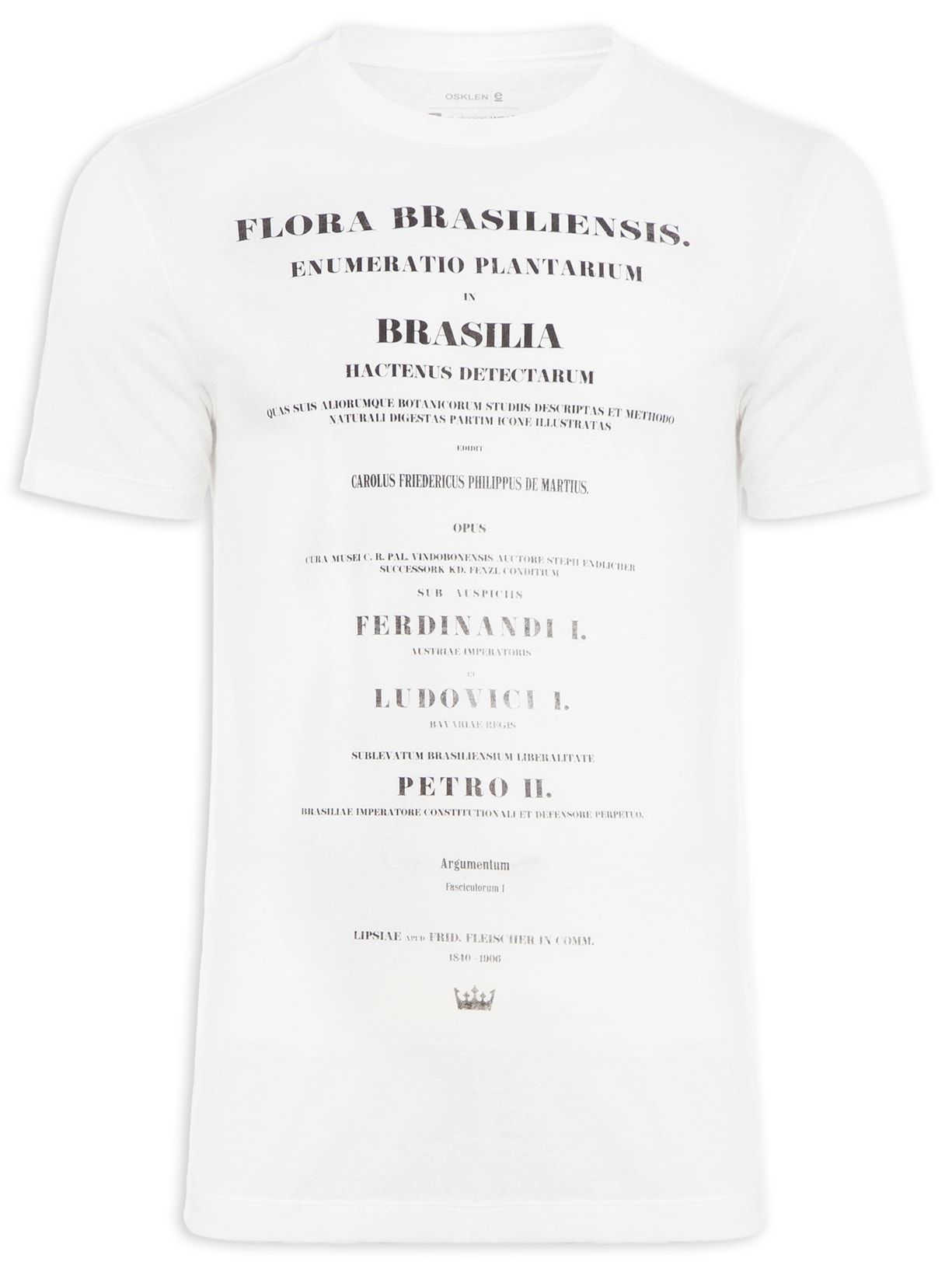 Camiseta Masculina Light Eco Flora Brasiliensis - Off White