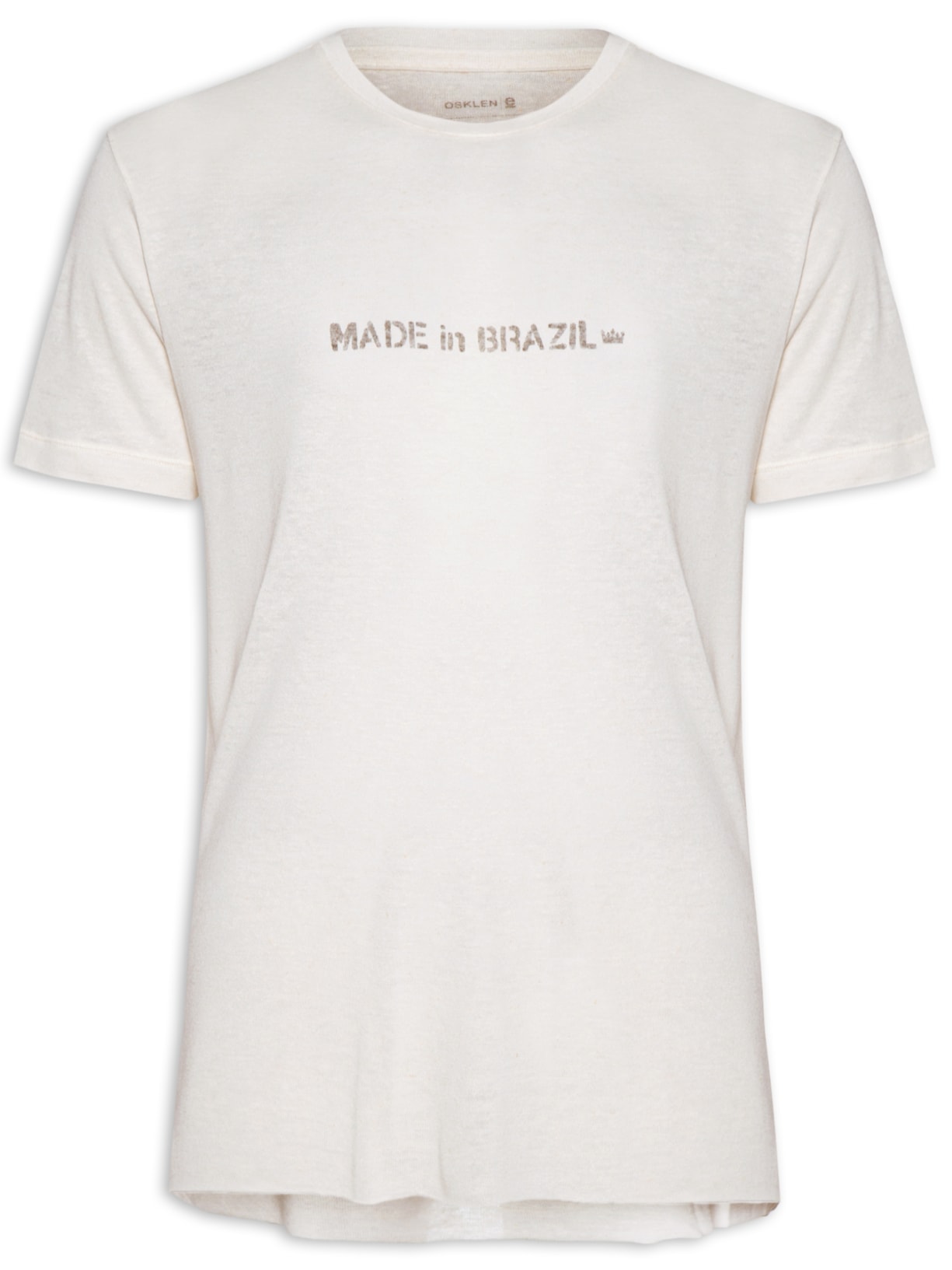 Camiseta Masculina Light Linen Made In Brazil - Off White