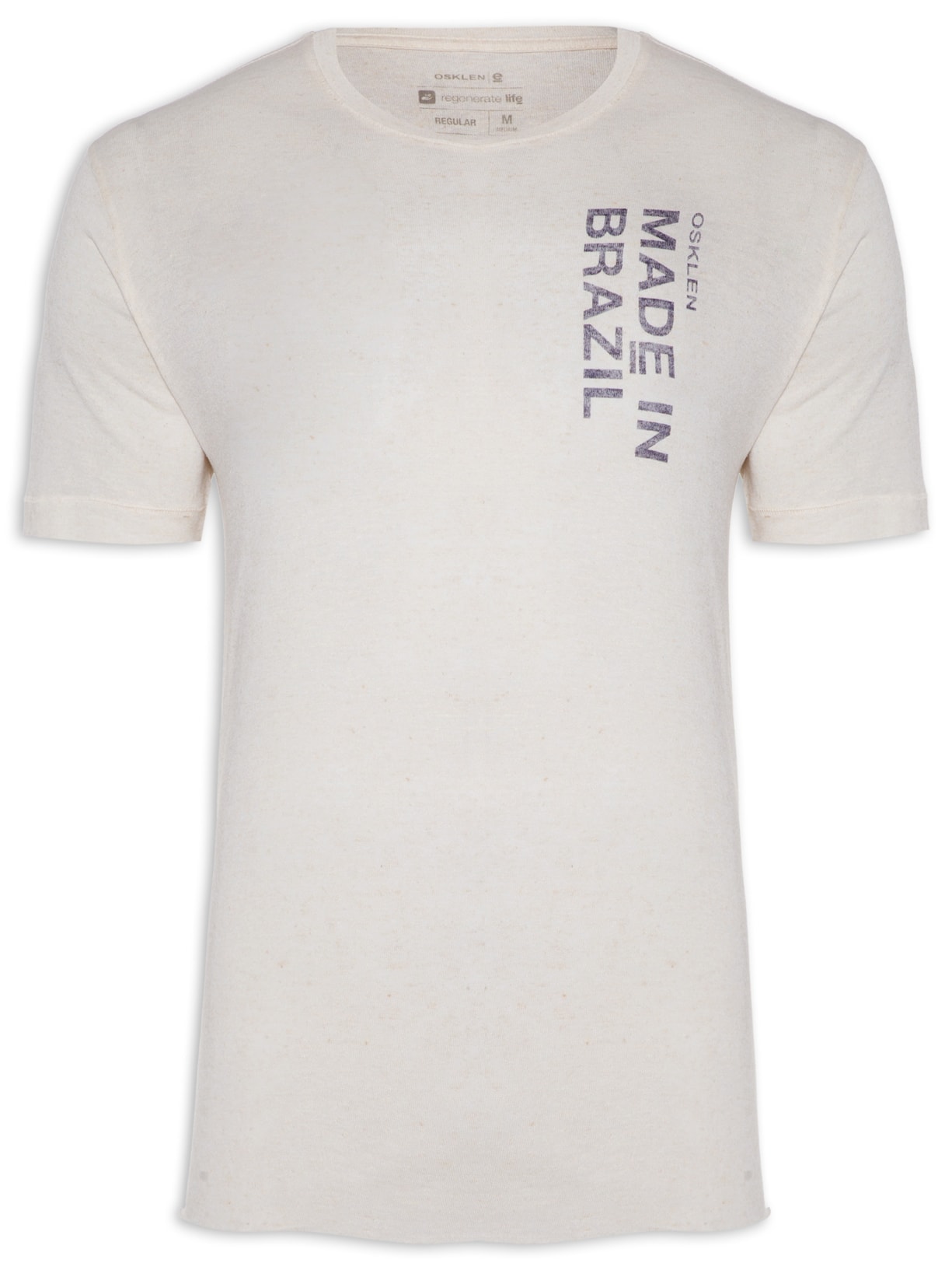 Camiseta Masculina Light Linen Made In Brazil - Off White