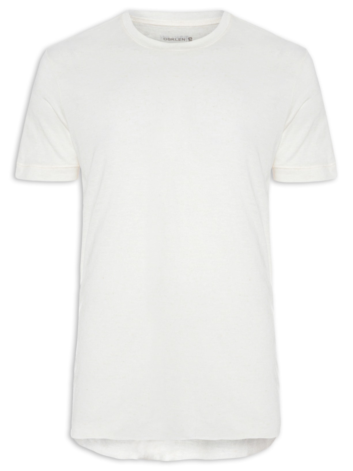 Camiseta Masculina Light Linen Manga Curta - Off White